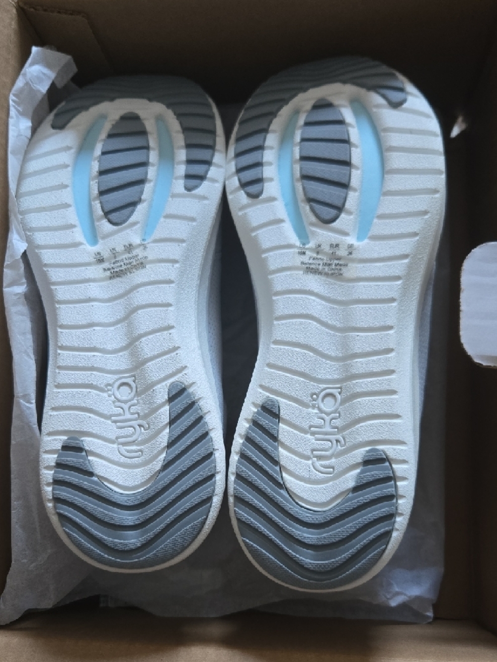 Ryka Light Grey Lightweight Slip-On Knit Sneakers *NWOT - Picture 4 of 4